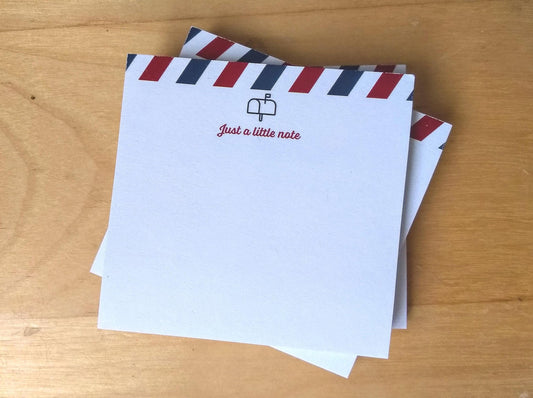 A little note (sticky notes)